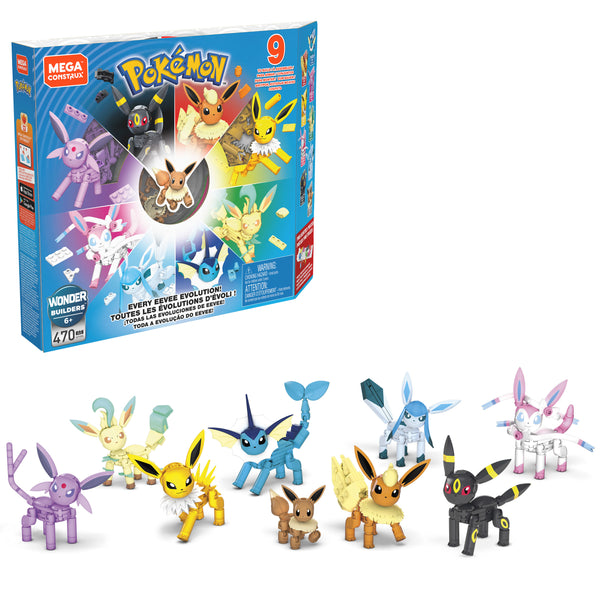 MEGA CONSTRUX POKEMON EVERY EEVEE EVOLUTION PACK