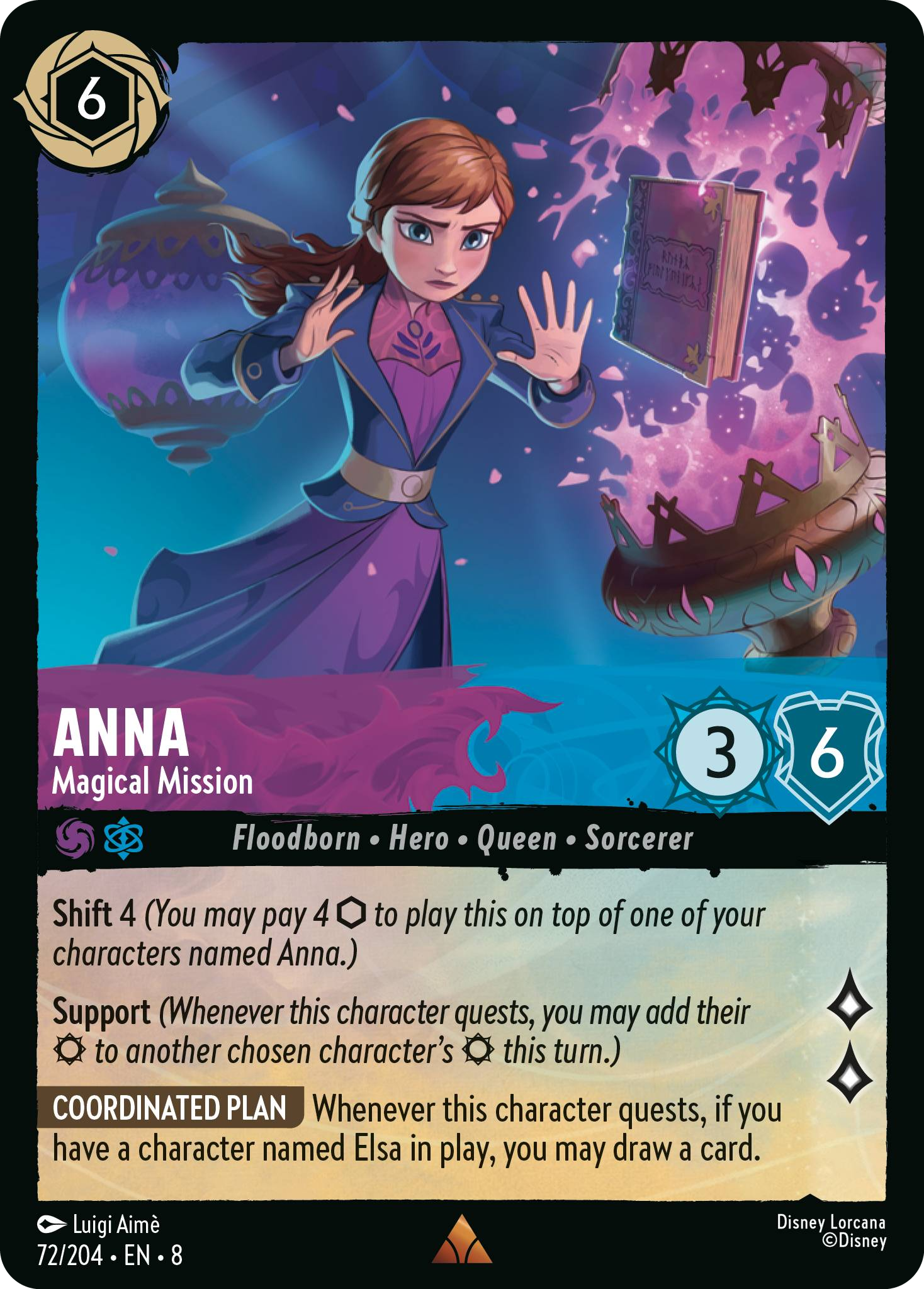 Anna - Magical Mission (Reign of Jafar - 072/204 ) Rare