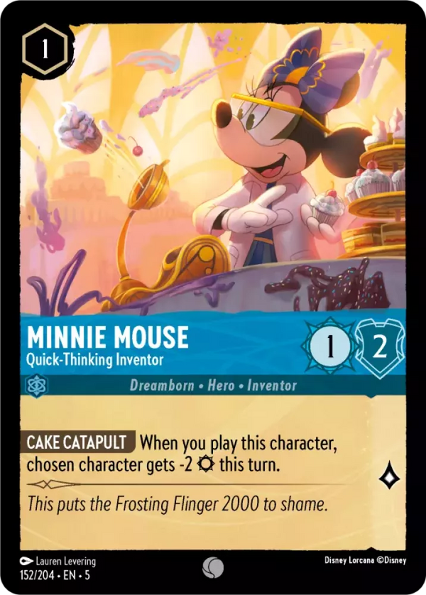 Minnie Mouse - Quick-Thinking Inventor (Shimmering Skies 152/204) Common - Near Mint