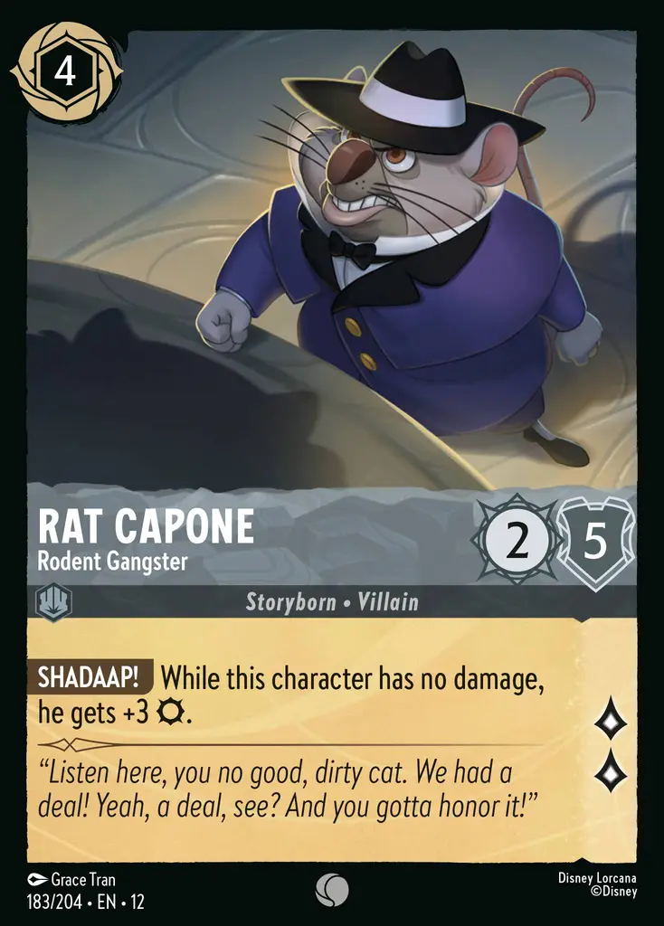 Rat Capone - Rodent Gangster (183/204 - Wilds Unknown) Common