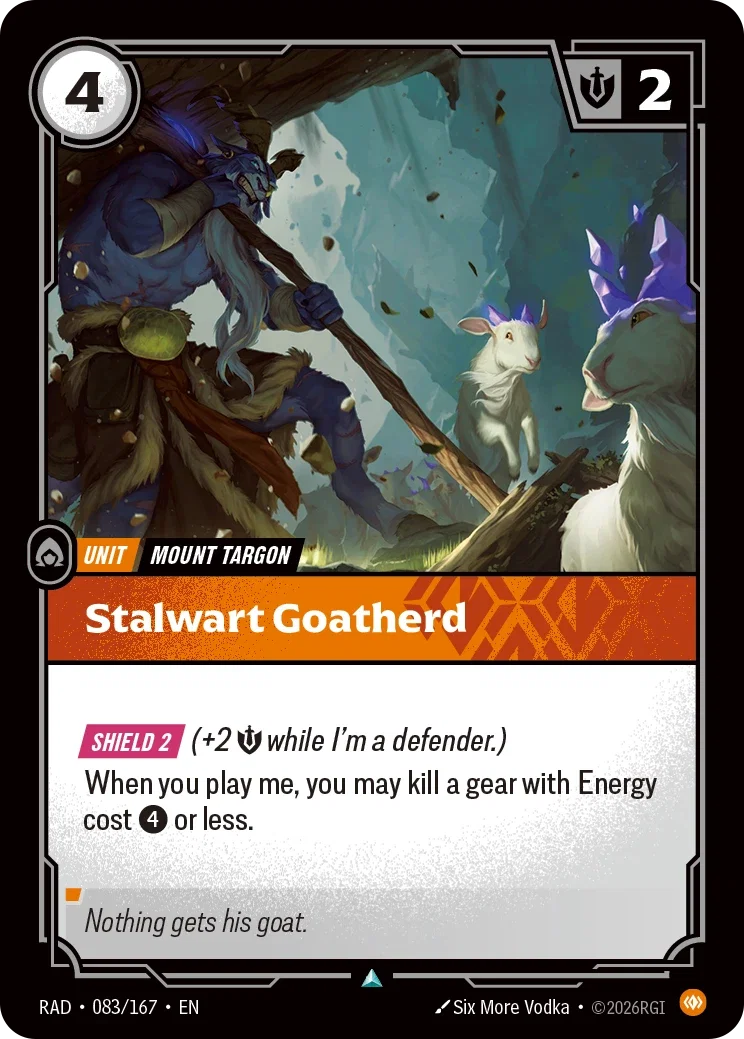 Stalwart Goatherd - 083/167 (RAD) Uncommon