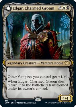 Edgar, Charmed Groom // Edgar Markov's Coffin [#311 Showcase] (VOW-R-FOIL)