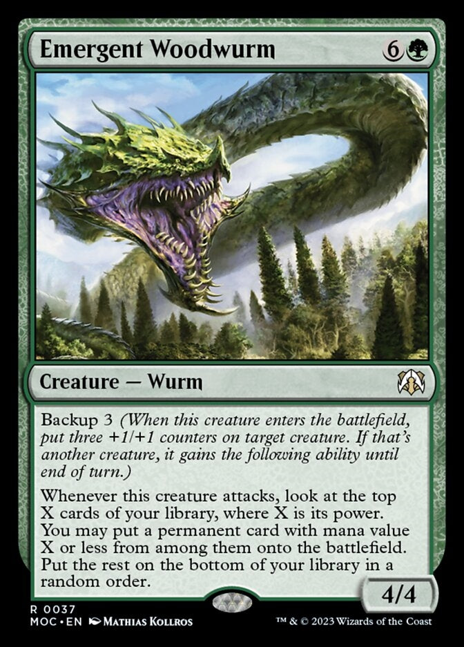 Emergent Woodwurm [