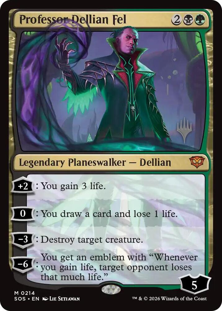 Professor Dellian Fel [ #0214 ] (SOS-M-PP) Normal Near Mint