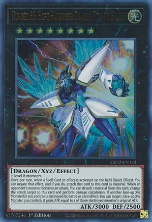 Number 38: Hope Harbinger Dragon Titanic Galaxy (GFP2-EN143) Ultra Rare - 1st Edition Near Mint