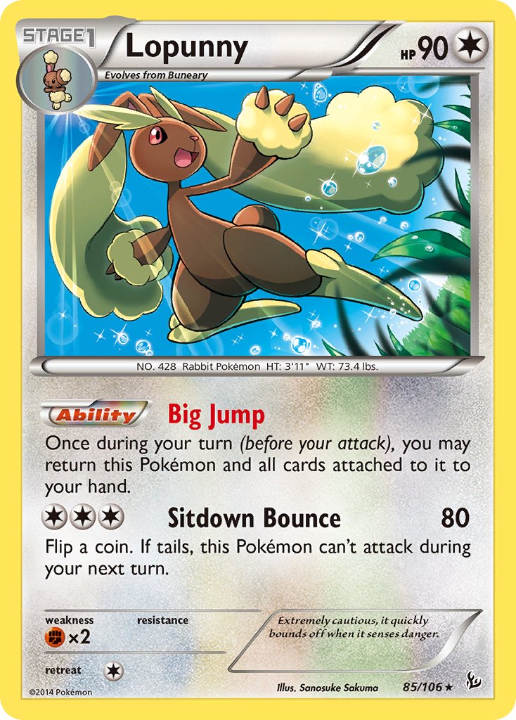 Lopunny - 085/106 (FLF) Rare - Near Mint