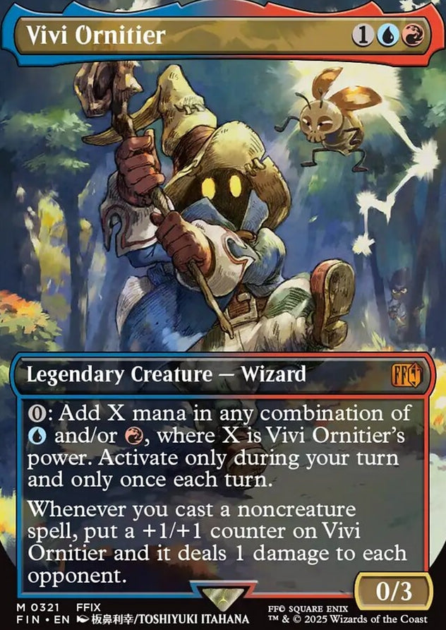 Vivi Ornitier [ #0321 Borderless Alternate Art ] (FIN-M)