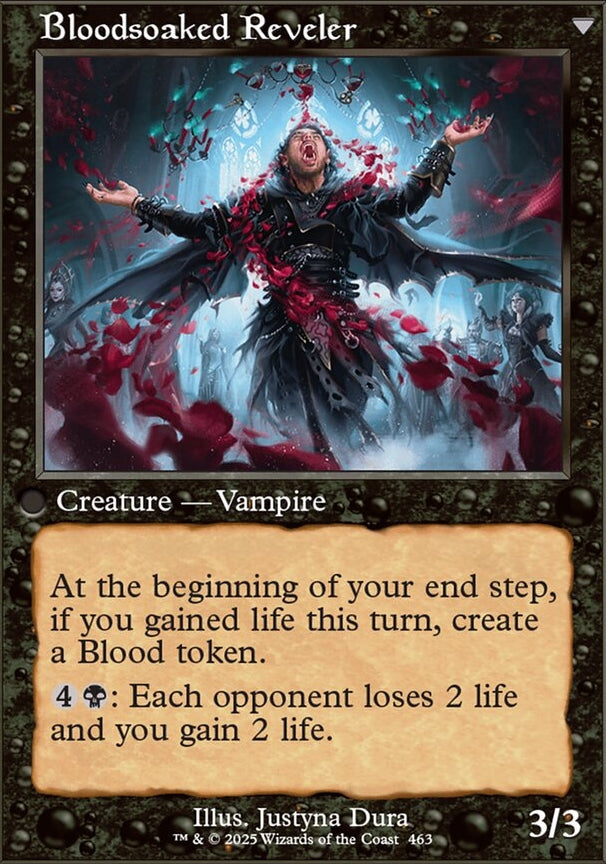 Restless Bloodseeker // Bloodsoaked Reveler [ #0463 Retro Frame ] (INR-U)