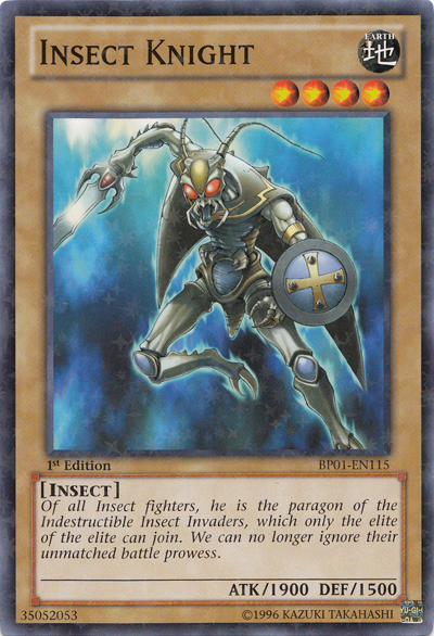Insect Knight (Starfoil) (BP01-EN115) Starfoil Rare - Near Mint 1st Edition
