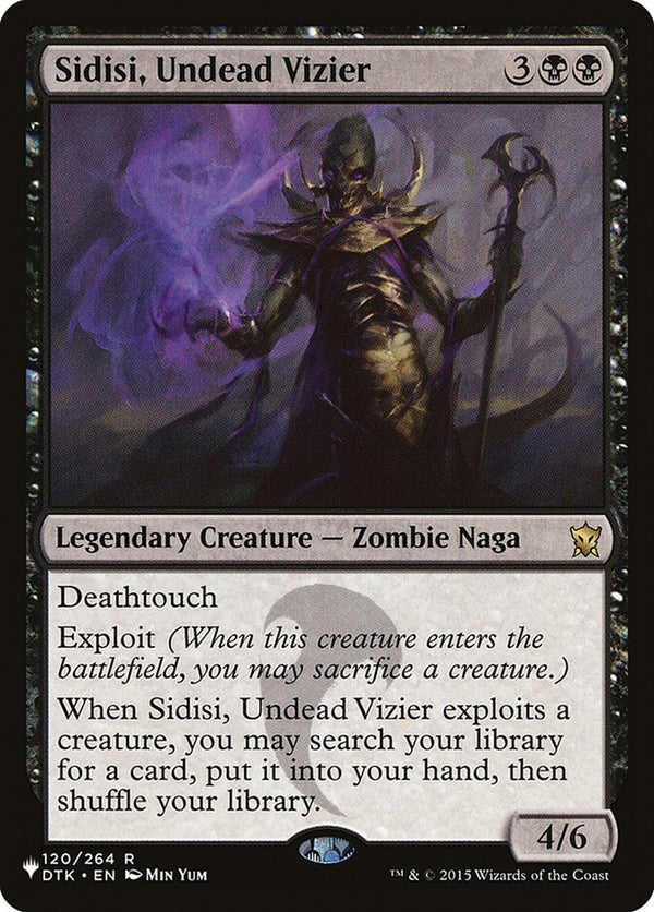 Sidisi, Undead Vizier (DTK-R-LIST)