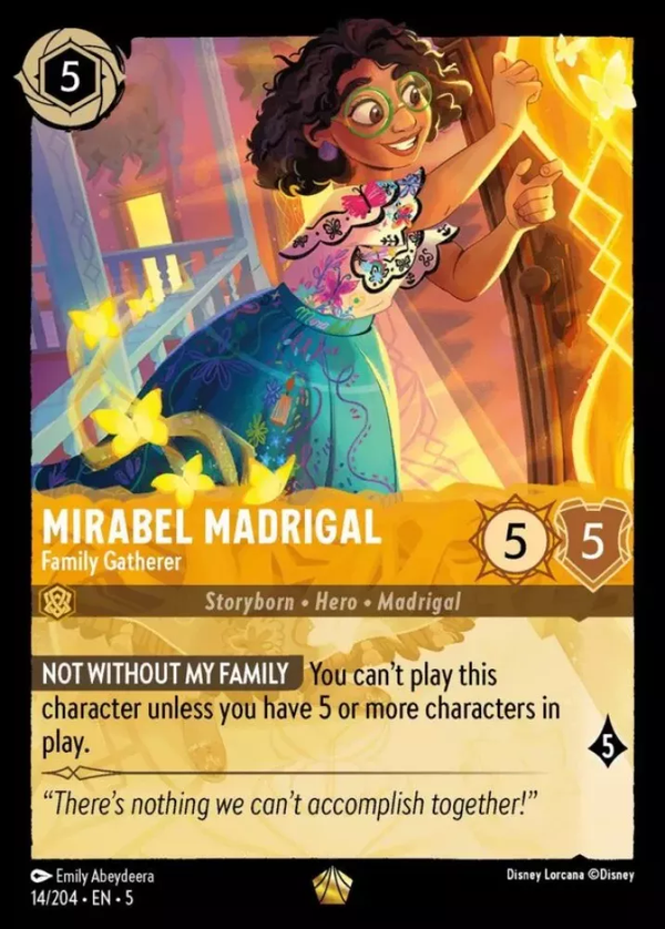 Mirabel Madrigal - Family Gatherer (Shimmering Skies 014/204) Legendary - Near Mint