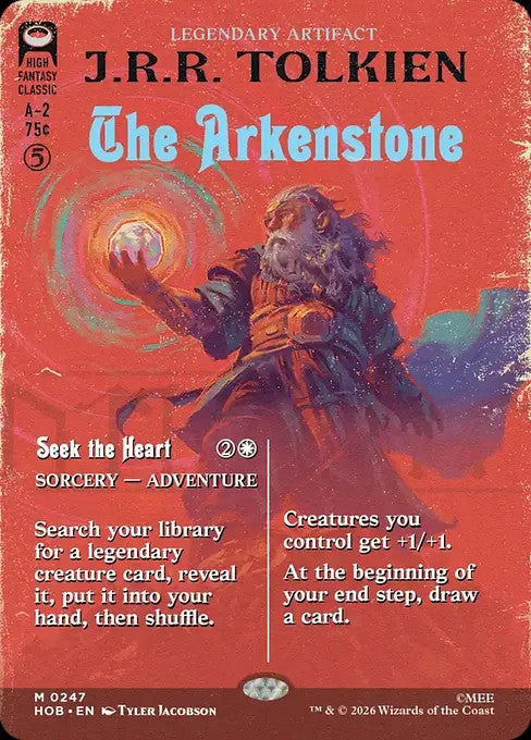 The Arkenstone // Seek the Heart [ #0247 Borderless Book Cover ] (HOB-M)