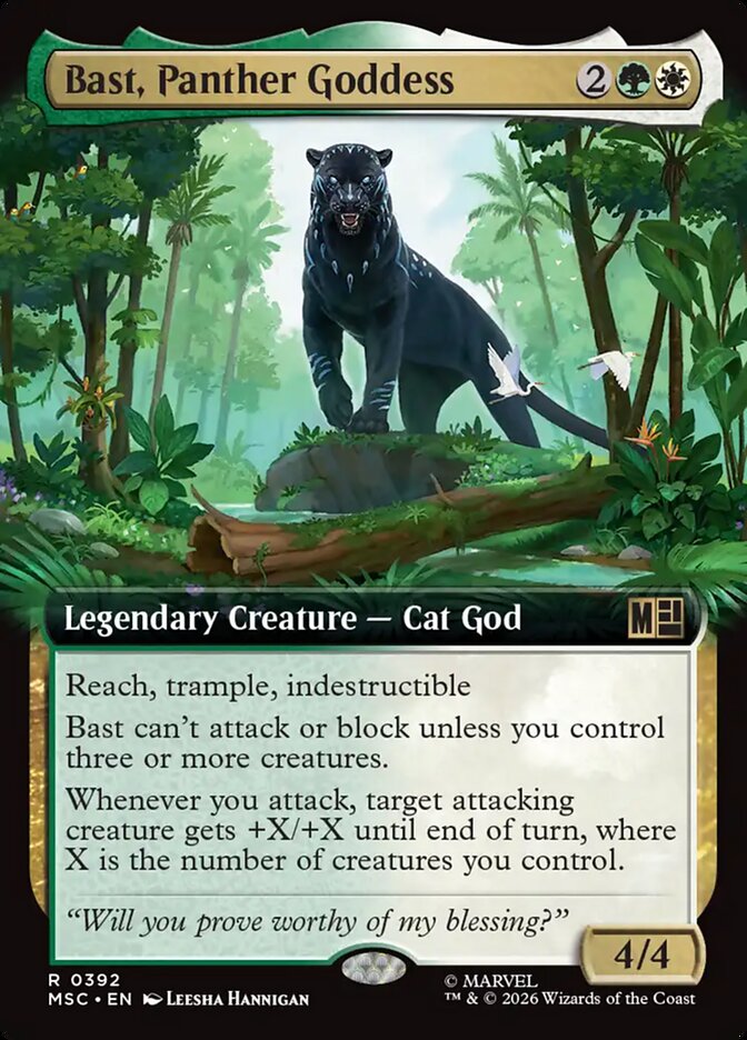 Bast, Panther Goddess [ #0392 Extended Art ] (MSC-R)