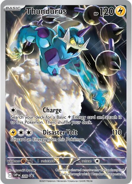 Thundurus - 209 (SVP) Promo - Near Mint Holofoil