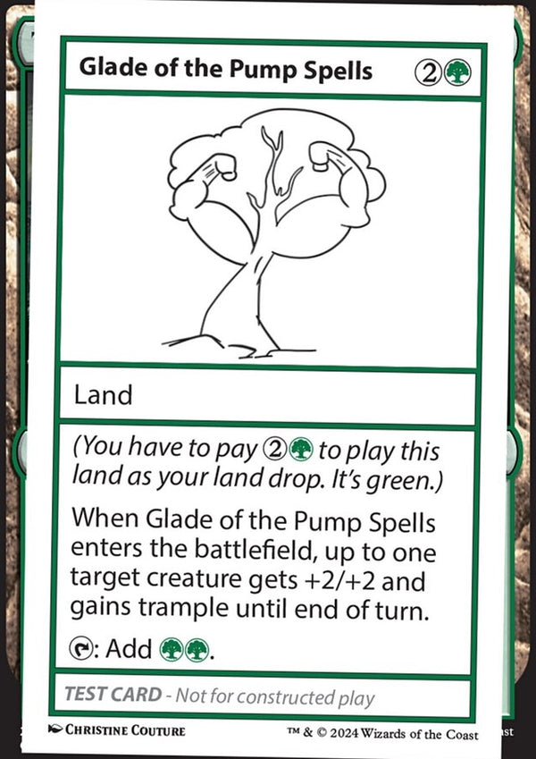 Glade of the Pump Spells [#0373 Playtest] (MB2-R)