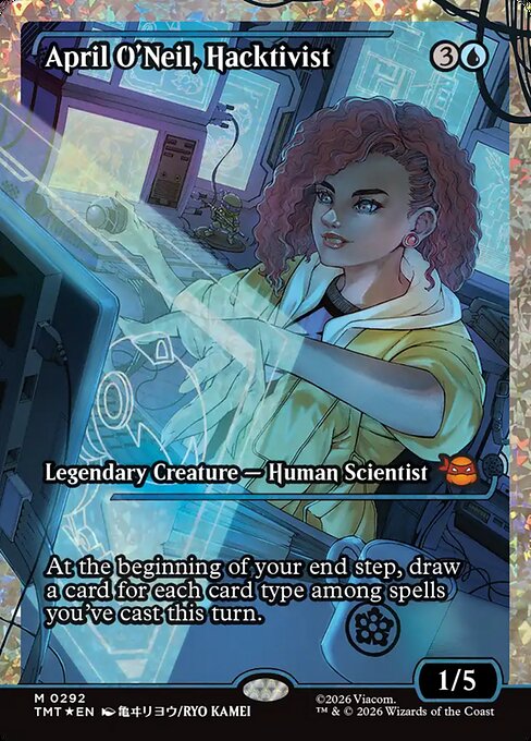 April O'Neil, Hacktivist (0292) [ #0292 Fracture Foil Japan Showcase ] (TMT-M)