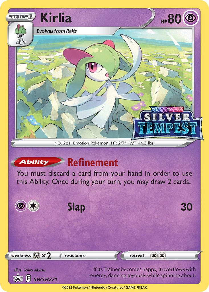 Kirlia (Prerelease) - SWSH271 (SWSH:PR) Promo - Near Mint Holofoil