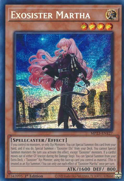 Exosister Martha (MP23-EN127) Prismatic Secret Rare Near Mint 1st Edition