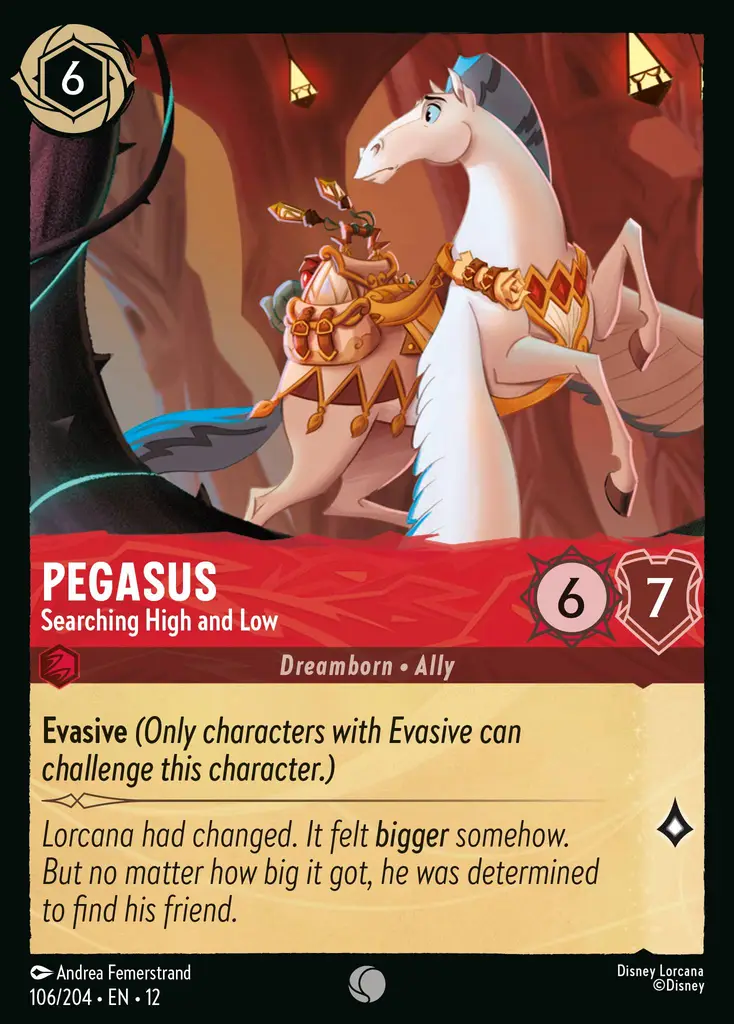 Pegasus - Searching High and Low (106/204 - Wilds Unknown) Common