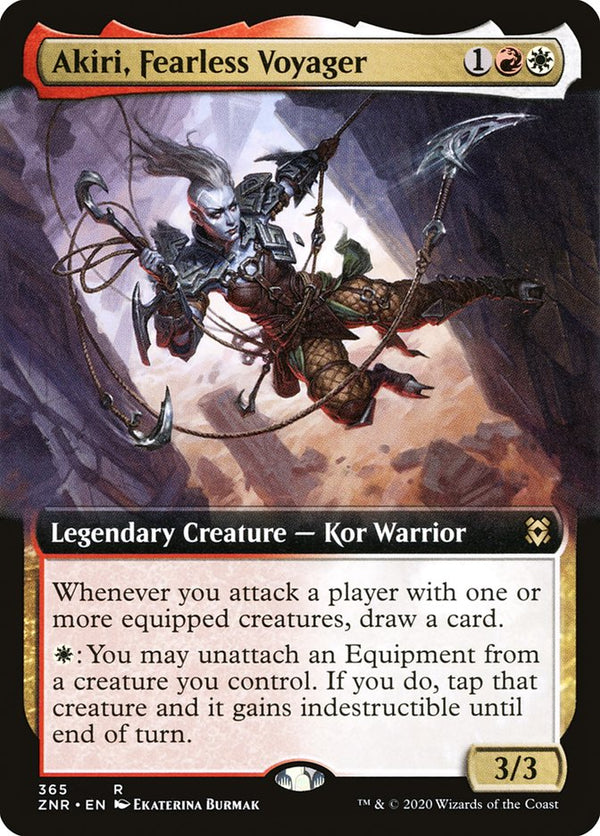 Akiri, Fearless Voyager [#365 Extended Art] (ZNR-R-FOIL)