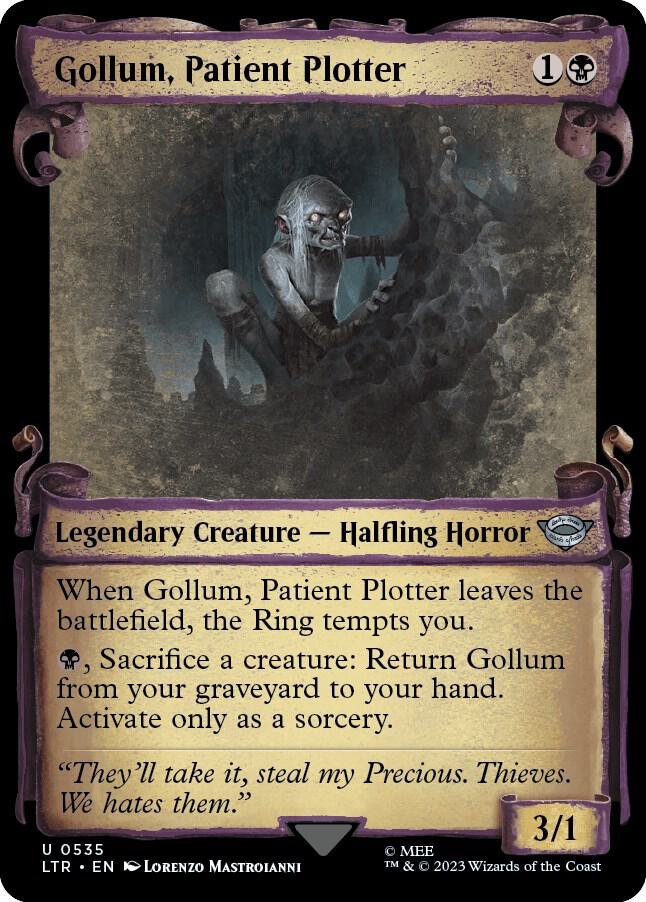 Gollum, Patient Plotter [#0535 Showcase Scrolls] (LTR-U)