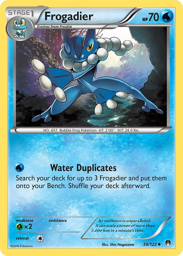 Frogadier - 039/122 (BKP) Uncommon - Near Mint