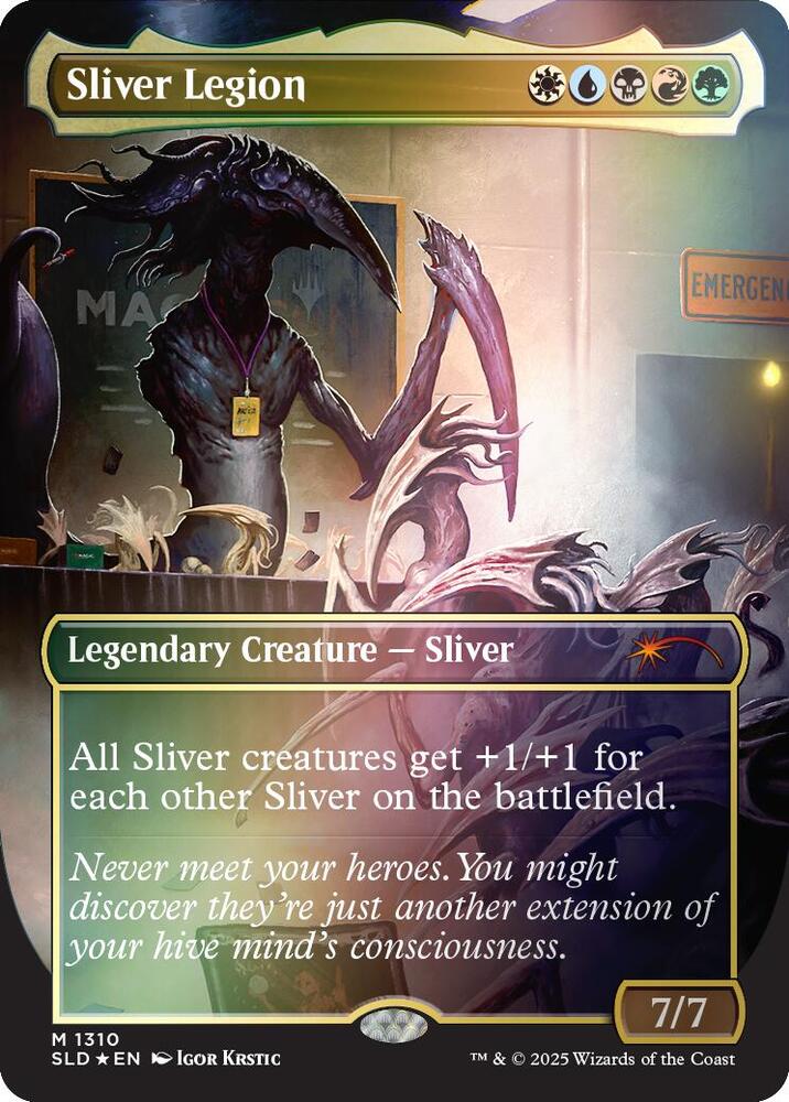 Sliver Legion [ #1310 Rainbow Foil ] (SLD-M-FOIL)