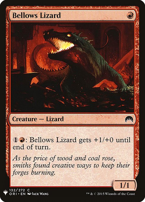 Bellows Lizard [Mystery Booster #0853] (ORI-C)