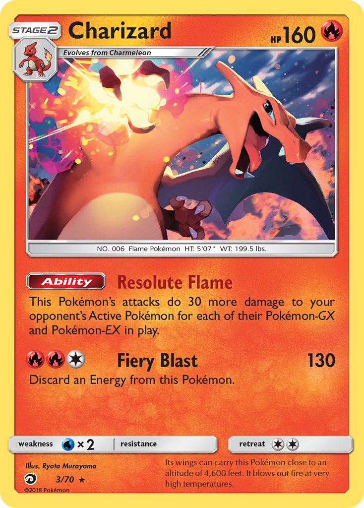 Charizard - 03/70 (DRM) Holo Rare - Near Mint Holofoil