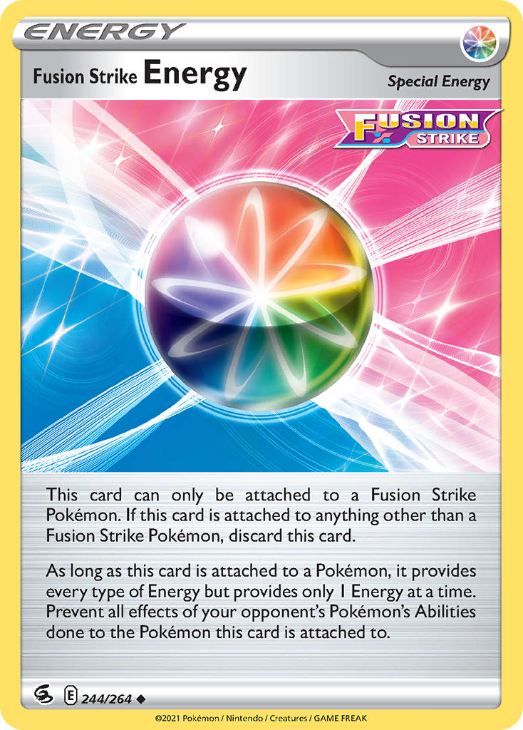 Fusion Strike Energy - 244/264 (SWSH08) Uncommon - Near Mint