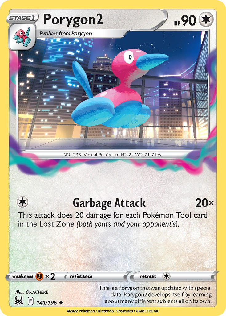 Porygon2 - 141/196 (SWSH11) Uncommon - Near Mint