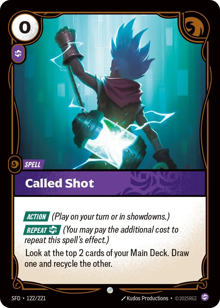 Called Shot - 122/221 (SFD) Common