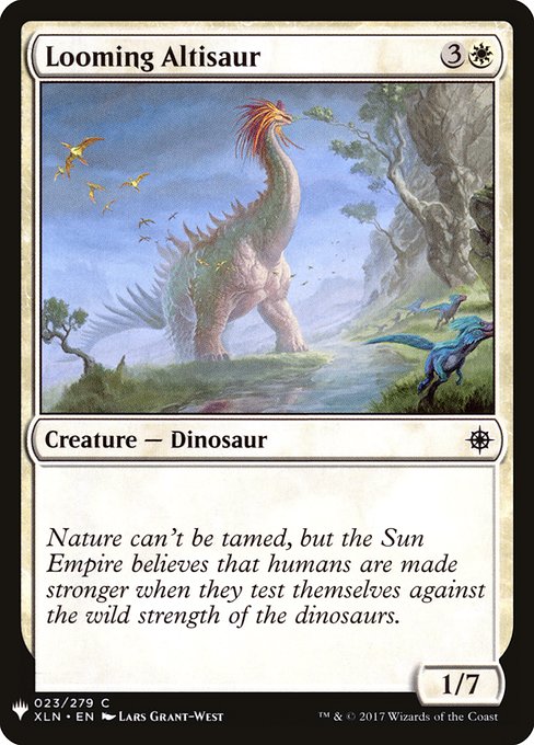 Looming Altisaur [Mystery Booster #0165] (XLN-C)