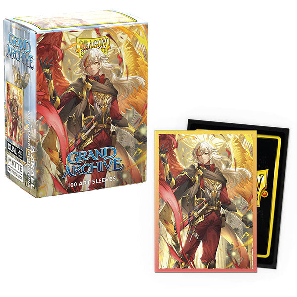 Dragon Shield: Standard - Matte Art: Grand Archive - Azrael, Archangel of Materia (100 Count)
