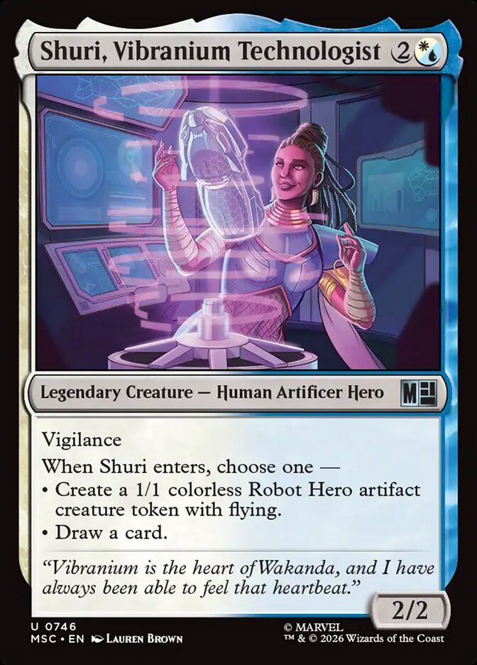 Shuri, Vibranium Technologist [ #0746 ] (MSC-U)