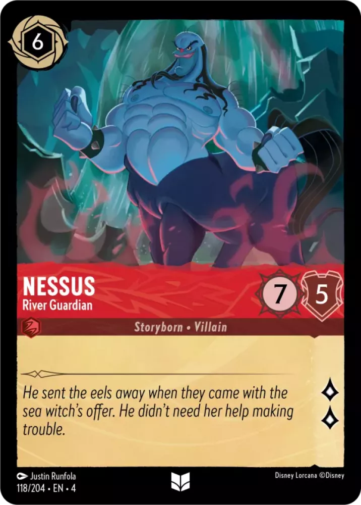 Nessus - River Guardian (Ursula's Return 118/204) Uncommon - Near Mint