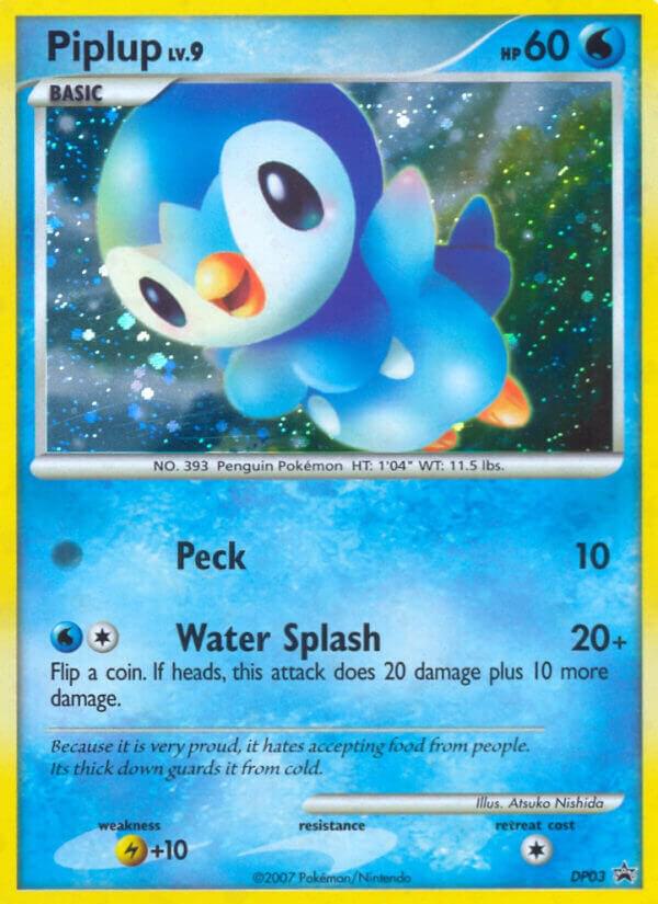 Piplup - DP03 (PR) Promo - Light Play