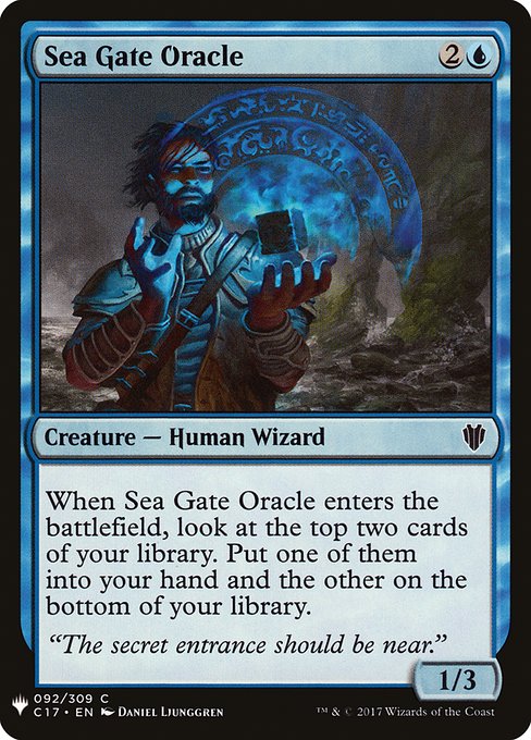 Sea Gate Oracle [Mystery Booster #0480] (C17-C)