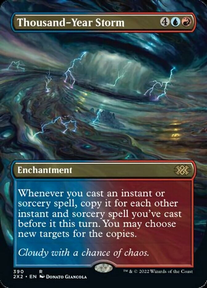 Thousand-Year Storm [#390 Alternate-Art Borderless] (2X2-R)