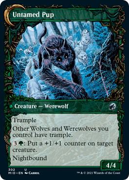 Hound Tamer//Untamed Pup [#302 Showcase] (MID-U)