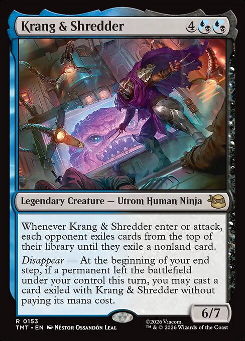 Krang & Shredder [ #0153 ] (TMT-R)