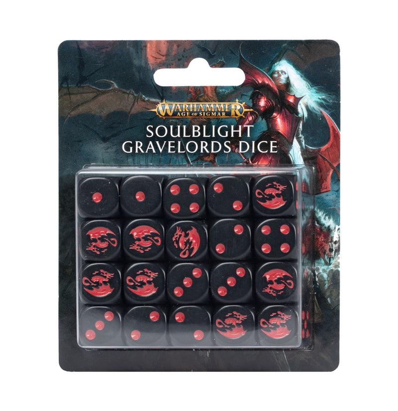 Citadel Hobby: Dice Set - Age of Sigmar: Death - Soulblight Gravelords (3rd)