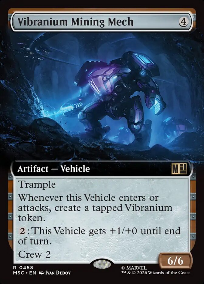 Vibranium Mining Mech [ #0458 Extended Art ] (MSC-R)