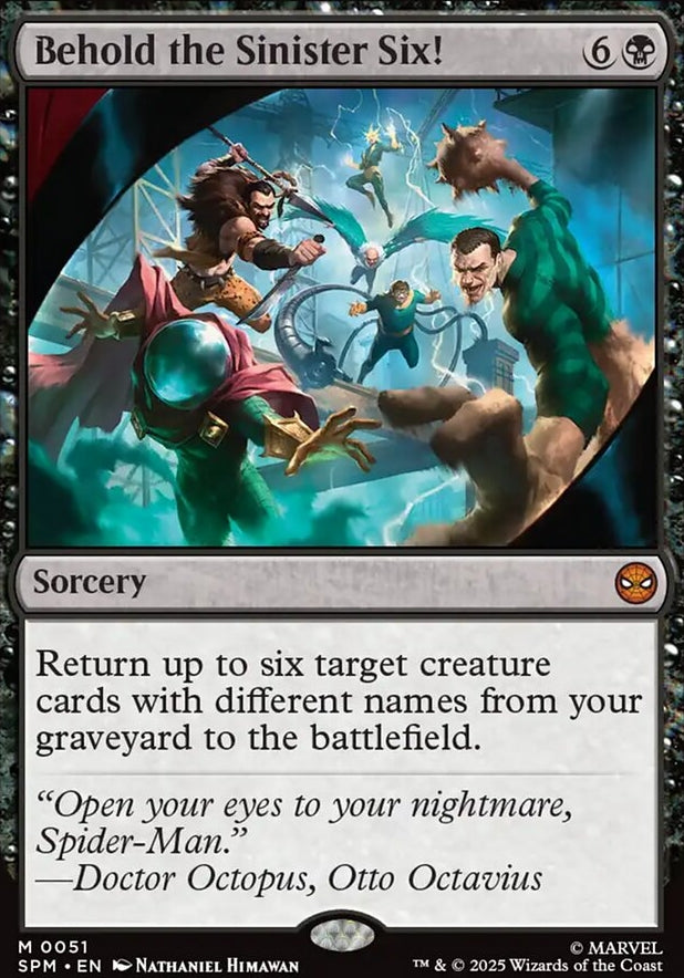 Behold the Sinister Six! [ #0051 ] (SPM-M)