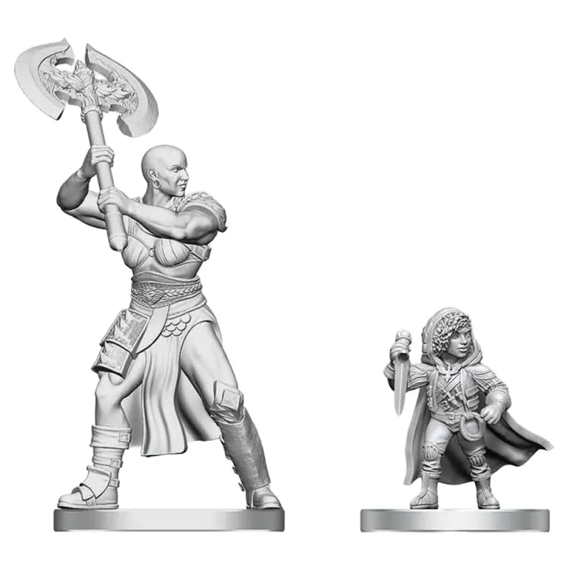 D&D: Nolzur's Marvelous Miniatures - Goliath Barbarian & Halfling Rogue (90884)