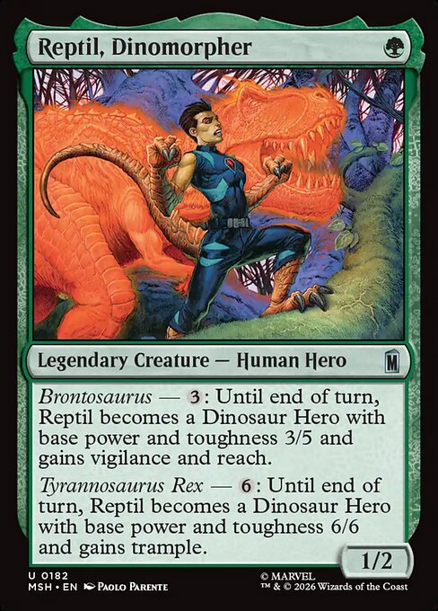 Reptil, Dinomorpher [ #0182 ] (MSH-U)