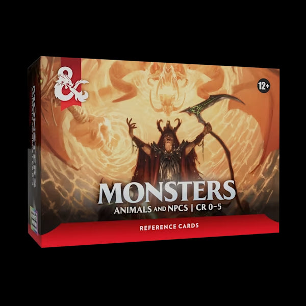 D&D 5E 2024: Reference Cards - Monsters: Animals and NPCs