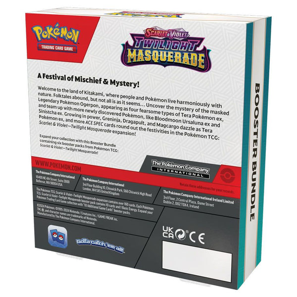 Pokemon TCG: S&V06 Twilight Masquerade - Booster Bundle