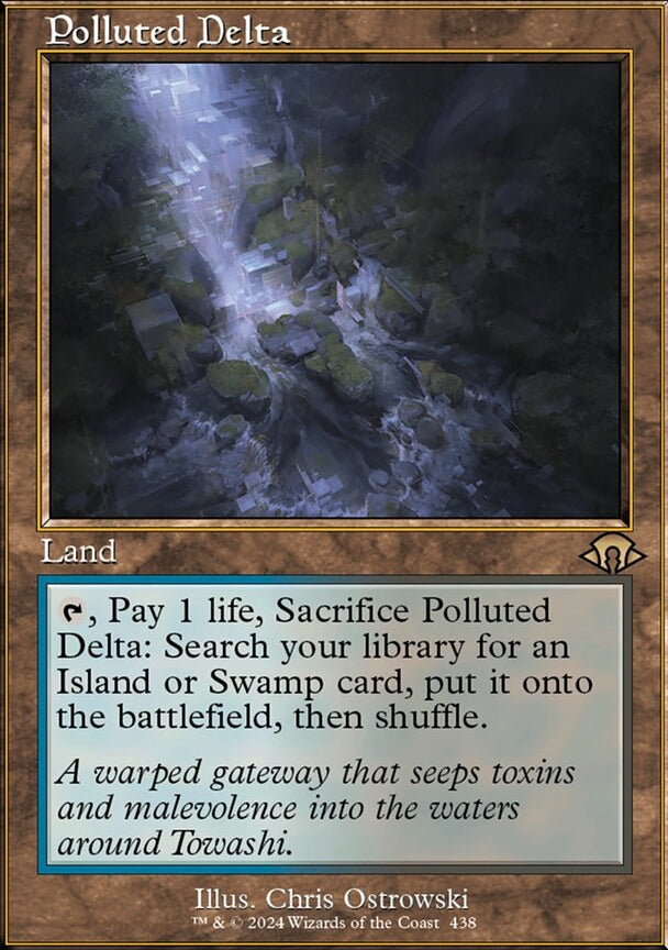 Polluted Delta [#0438 Retro Frame] (MH3-R-FOIL)