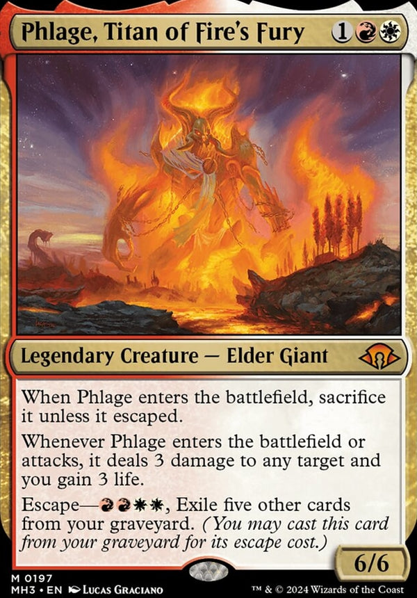 Phlage, Titan of Fire's Fury [#0197] (MH3-M)